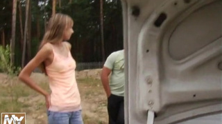 Дамочка попросила полизать