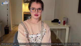 Моя сперма у неё на очках.. А что, мне 18, а она очень сексуальна